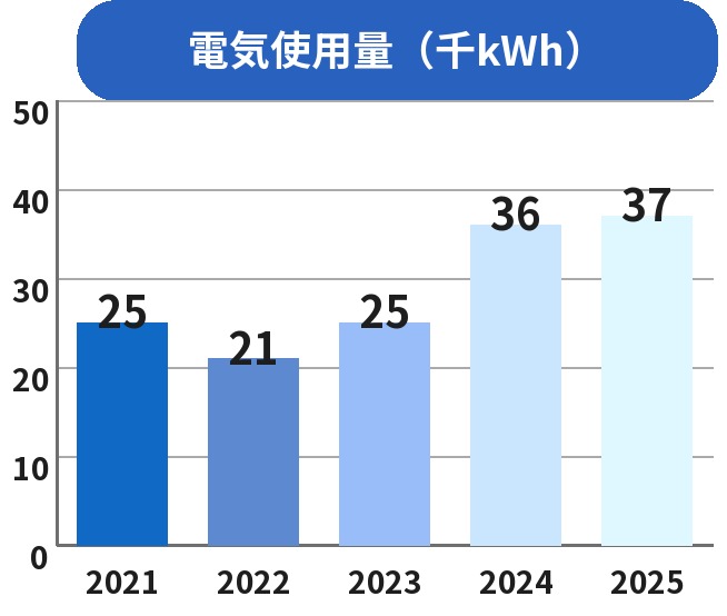 電気使用量 グラフ